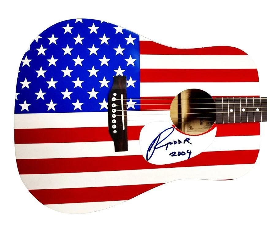 Todd Rundgren Signed Autographed USA Acoustic Guitar