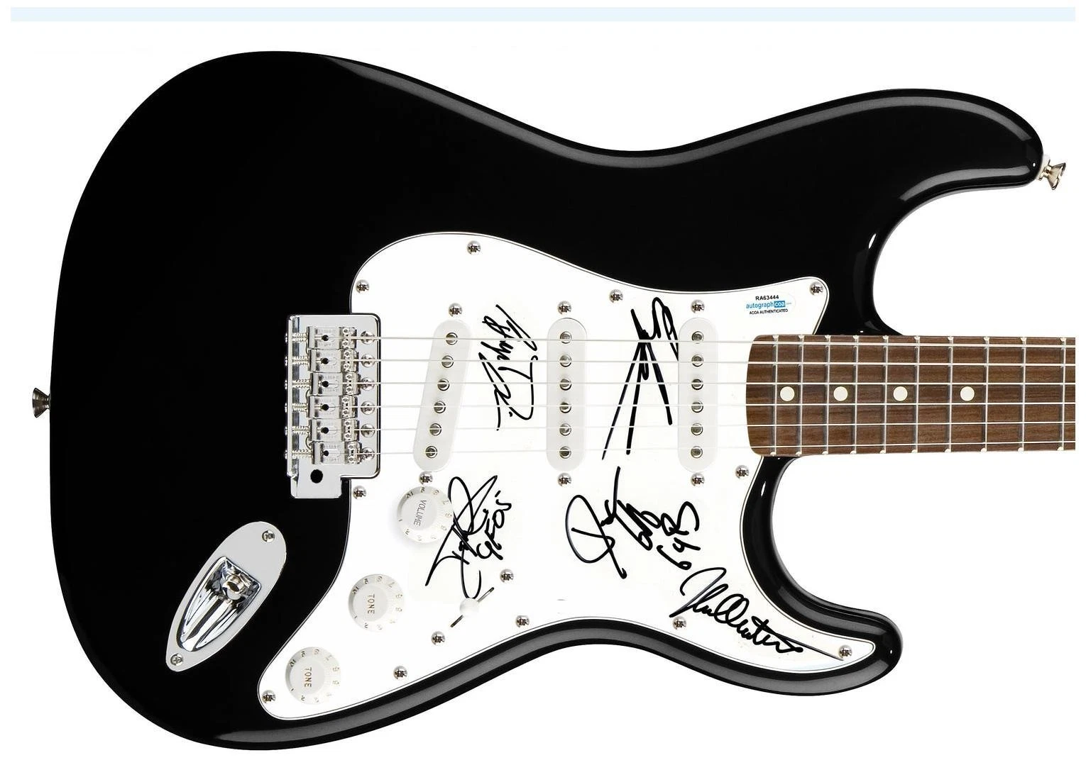 God Forbid Signed Autographed Guitar ACOA