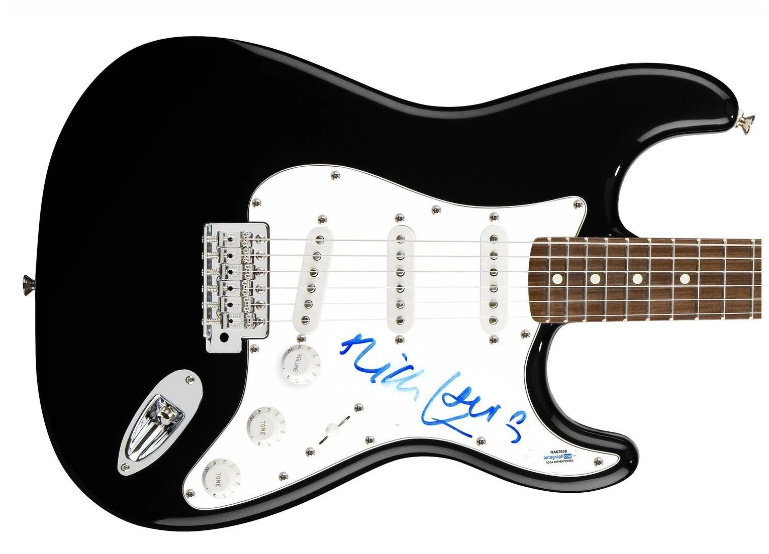 Nick Lowe Signed Autographed Guitar ACOA