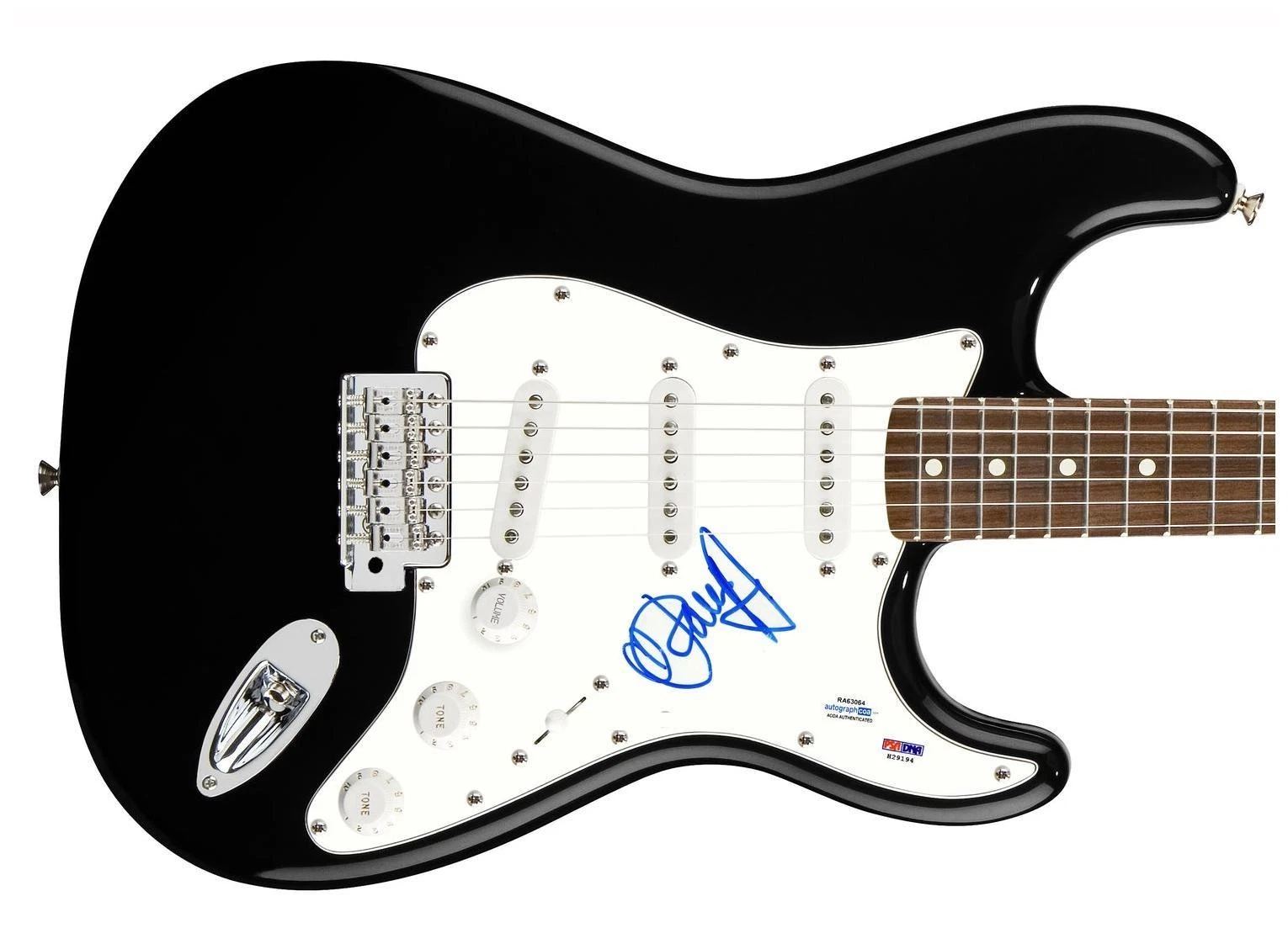 Paris Hilton Signed Autographed Guitar ACOA