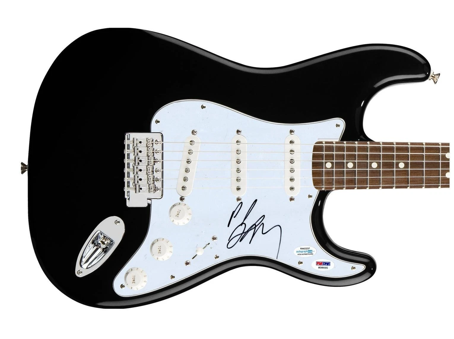 Paul Shaffer Autographed Guitar CBS Orchestra  Late Show David Letterman ACOA PS