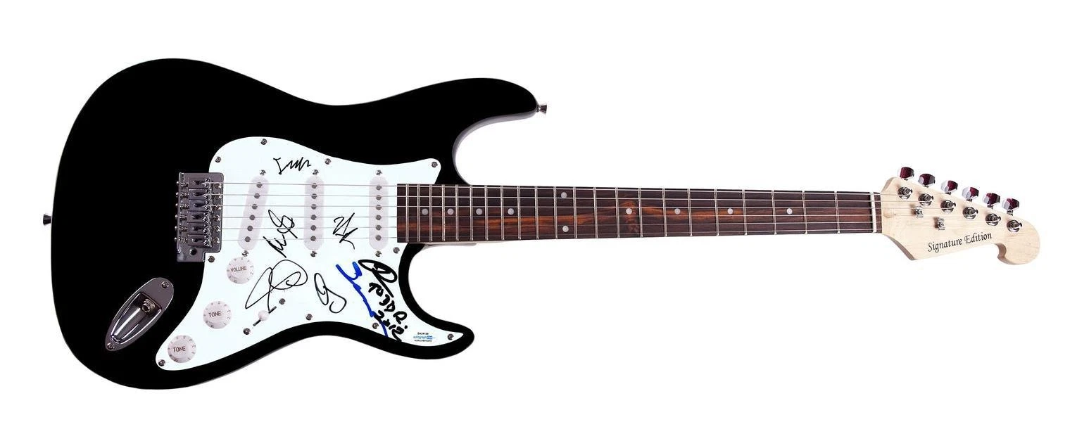 Robert Johnson Tribute Concert Signed Guitar Rundgren Gray Taylor Reid ACOA