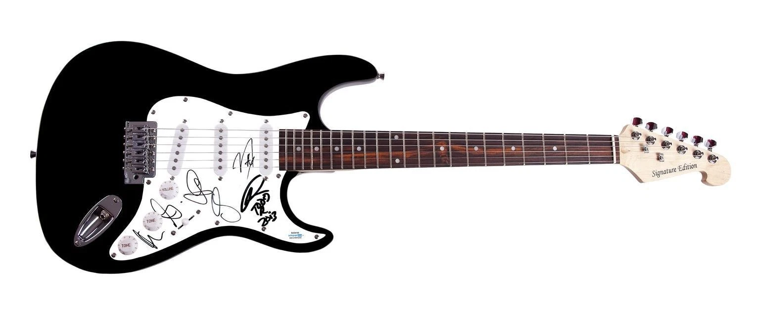 Robert Johnson Tribute Concert Signed Guitar Rundgren Gray Wimbish Reid