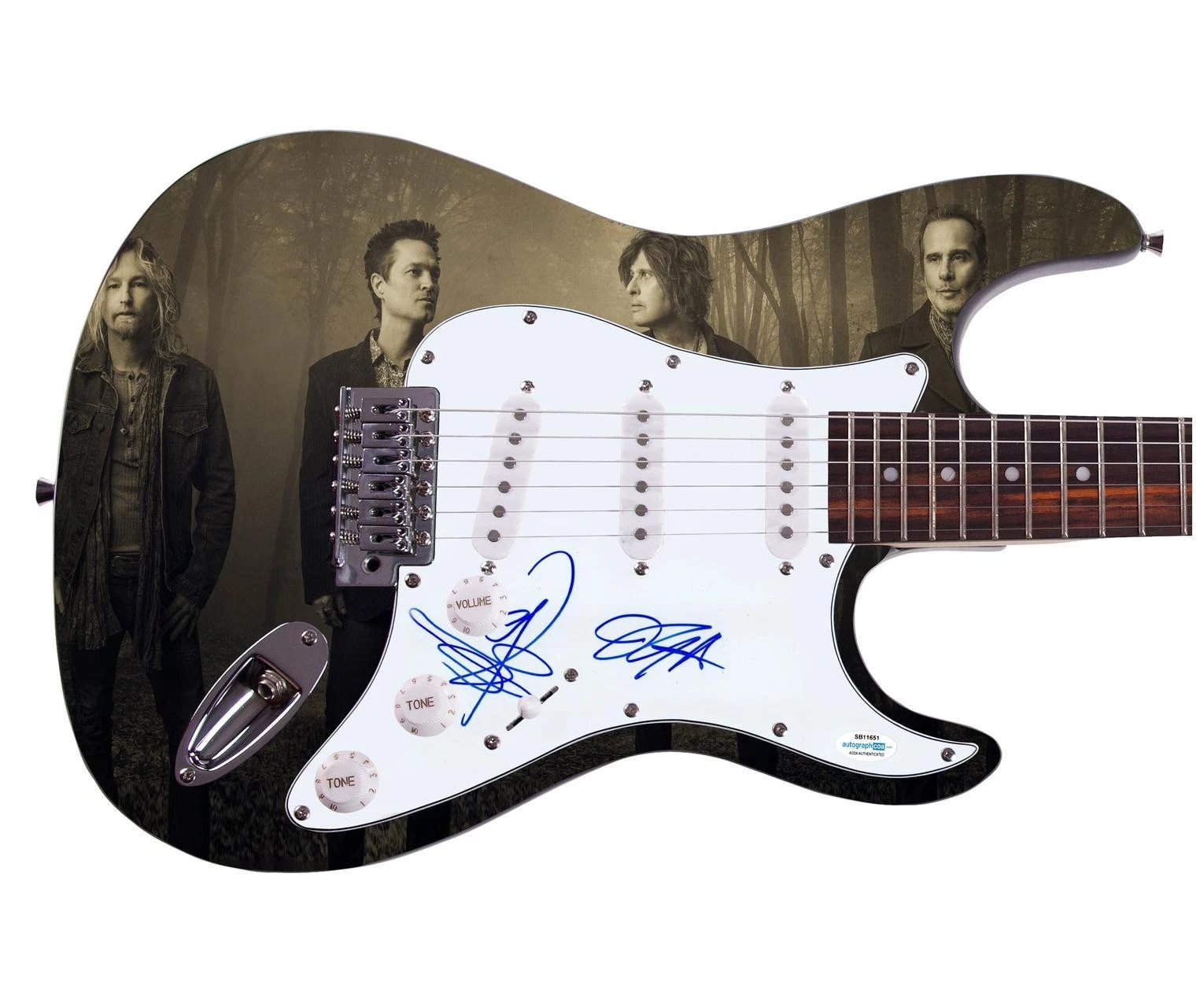 Stone Temple Pilots Signed Autographed Custom Graphics Guitar ACOA