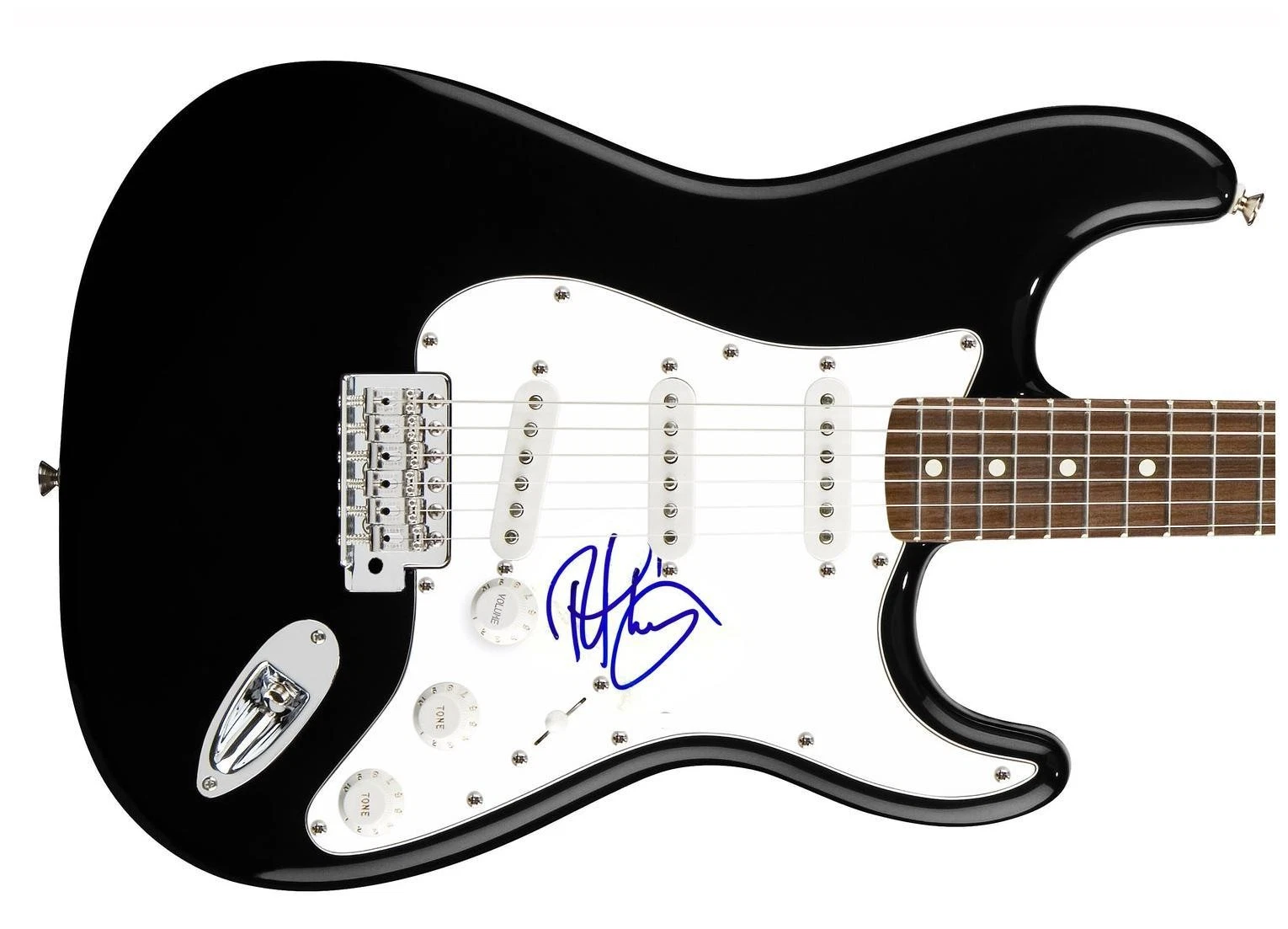 The Six Robert Harvey Signed Autographed Guitar