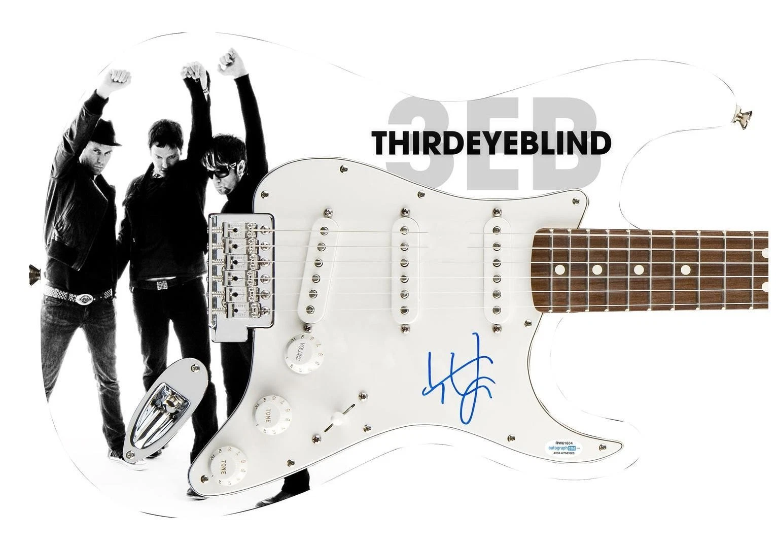 Third Eye Blind Stephen Jenkins Autographed Album Cd Photo Graphics Guitar