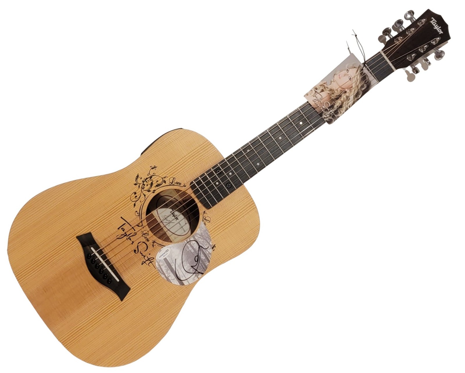 Taylor Swift Autographed Signature Baby Taylor Acoustic-Electric Guitar ACOA