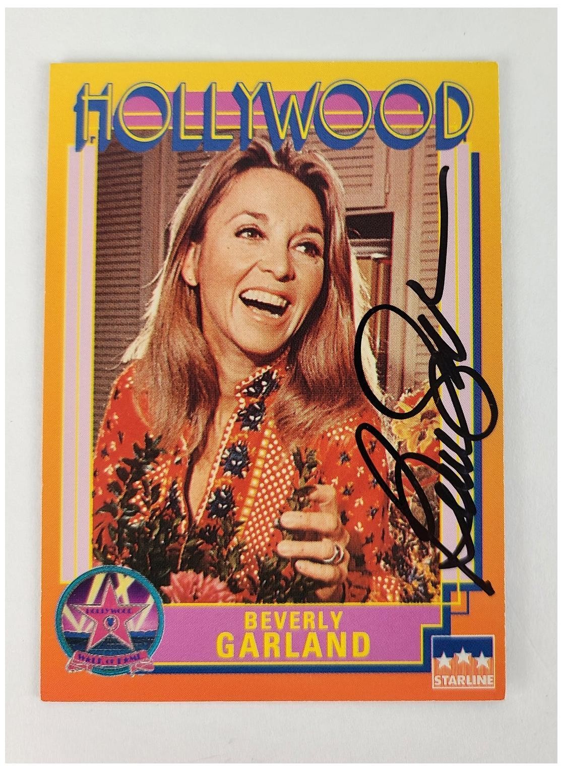 Beverly Garland Signed Starline Hollywood Collectors Trading Card ACOA