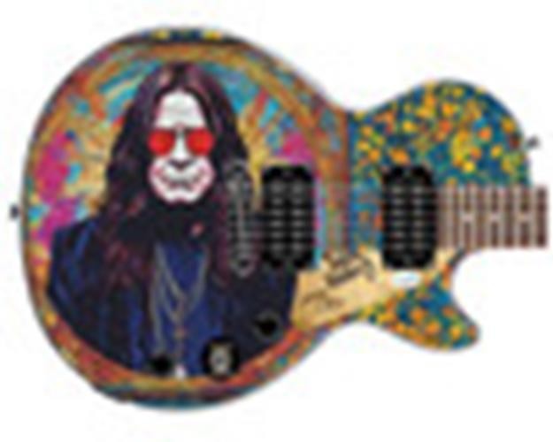 Ozzy Osbourne Autographed Custom Epiphone 