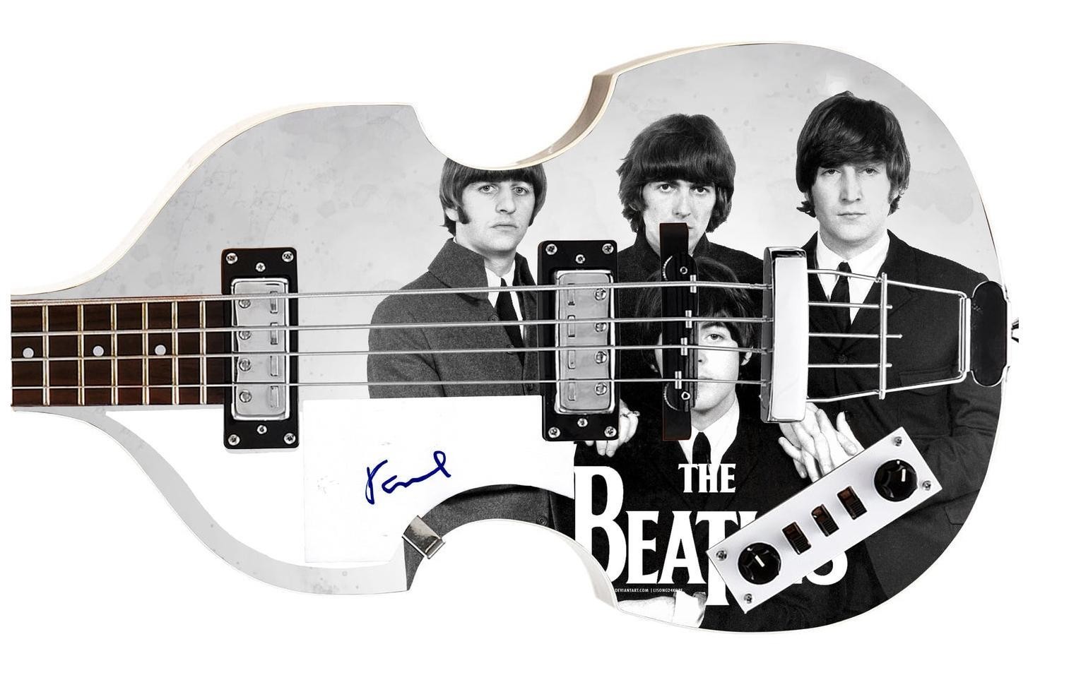 Paul McCartney Autographed 