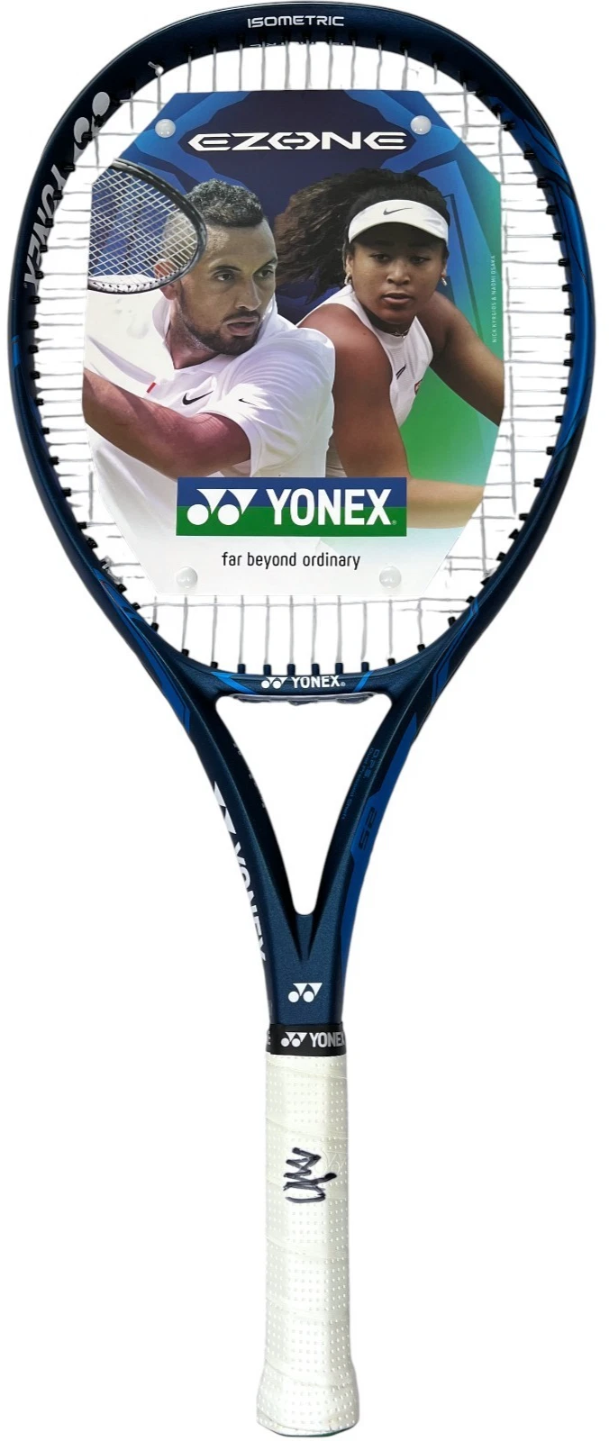 BEN SHELTON SIGNED AUTOGRAPHED YONEX EZONE TENNIS RACQUET RACKET JSA