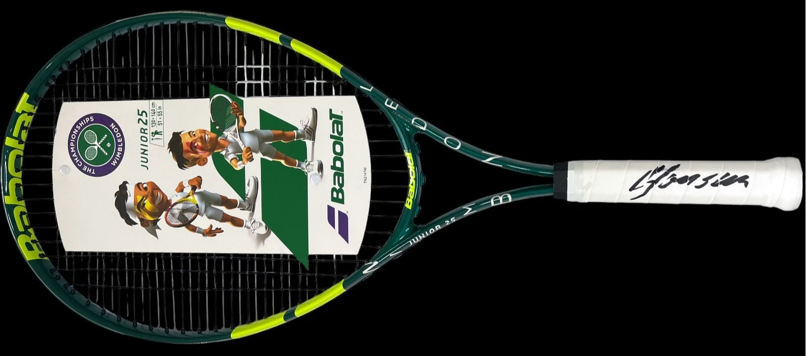 JOAO FONSECA SIGNED AUTOGRAPHED WIMBLEDON TENNIS RACQUET RACKET JSA COA