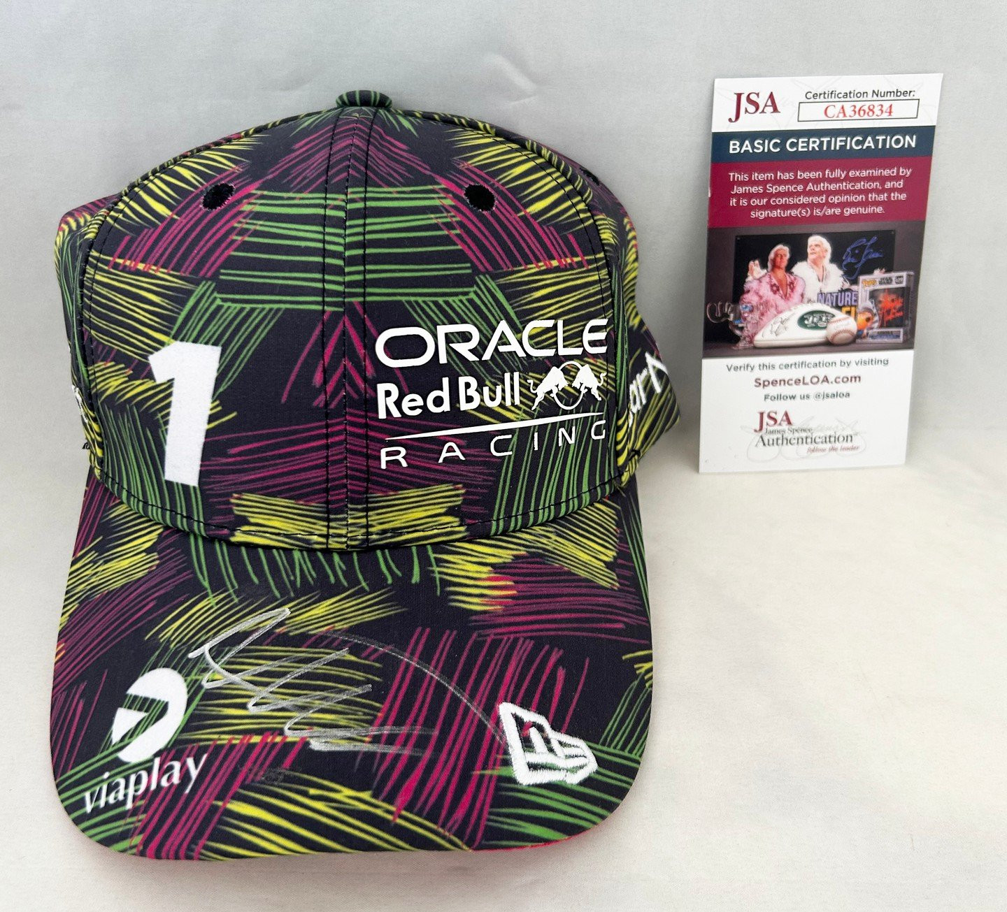 Max Verstappen Signed Hat Red Bull Formula 1 F1 JSA 4 COA