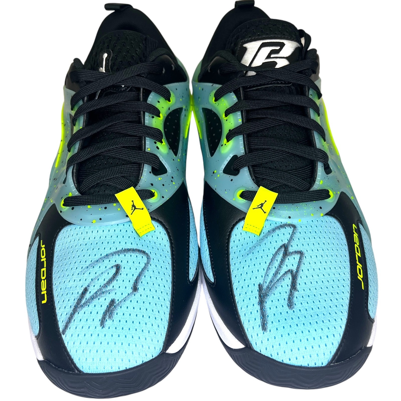 PAOLO BANCHERO SIGNED NIKE AIR JORDAN HEIR P5 BASKETBALL SHOES ORLANDO MAGIC JSA
