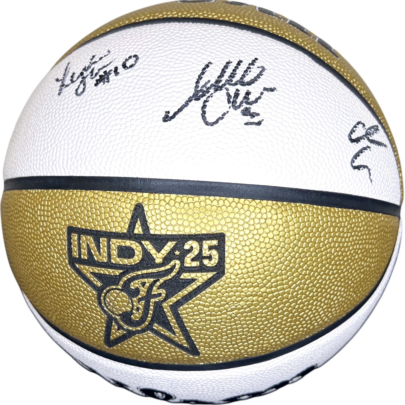 CAITLIN CLARK SOPHIE CUNNINGHAM LEXIE HULL SIGNED INDIANA FEVER BASKETBALL JSA