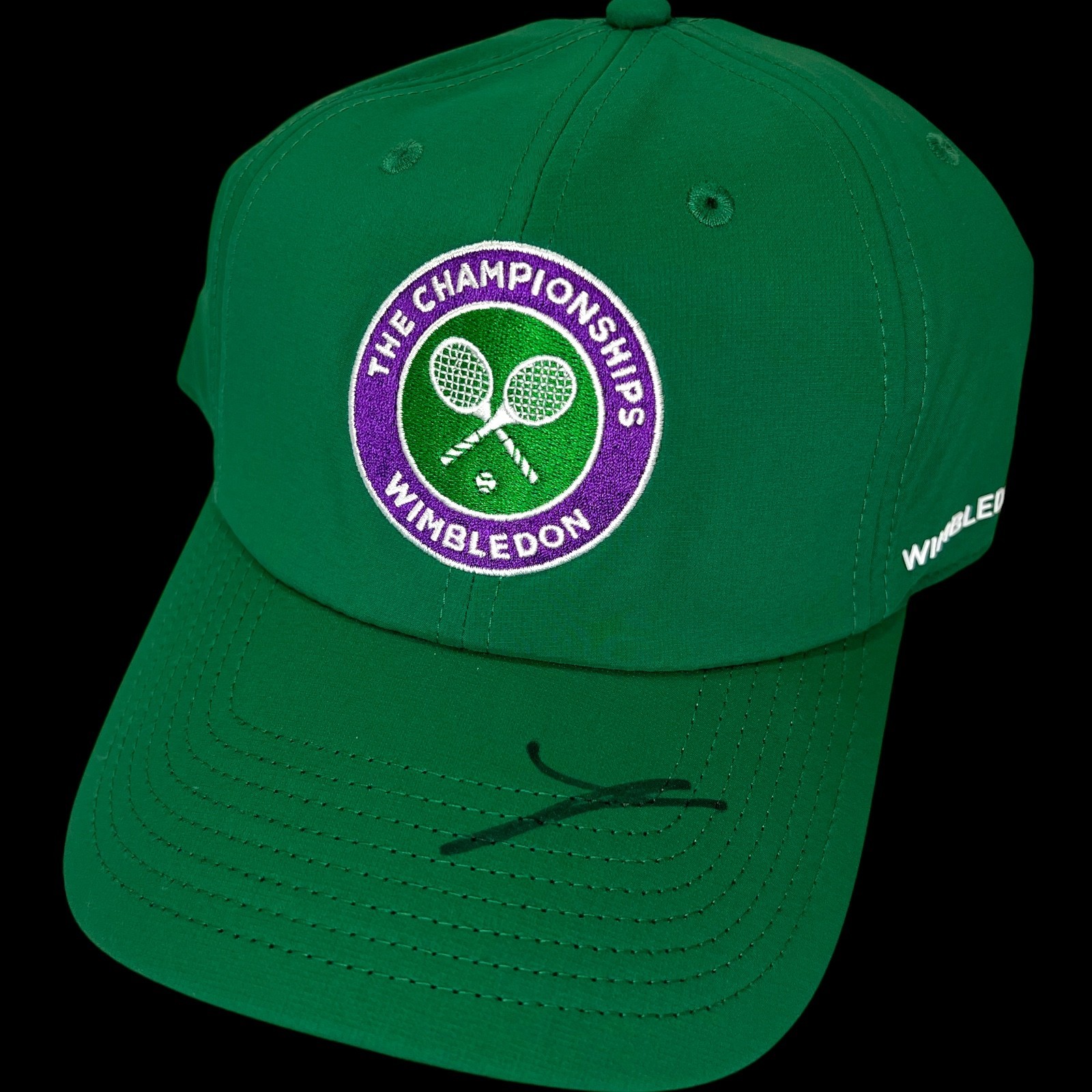 JANNIK SINNER SIGNED AUTOGRAPHED WIMBLEDON TENNIS HAT AO FRENCH US OPEN JSA