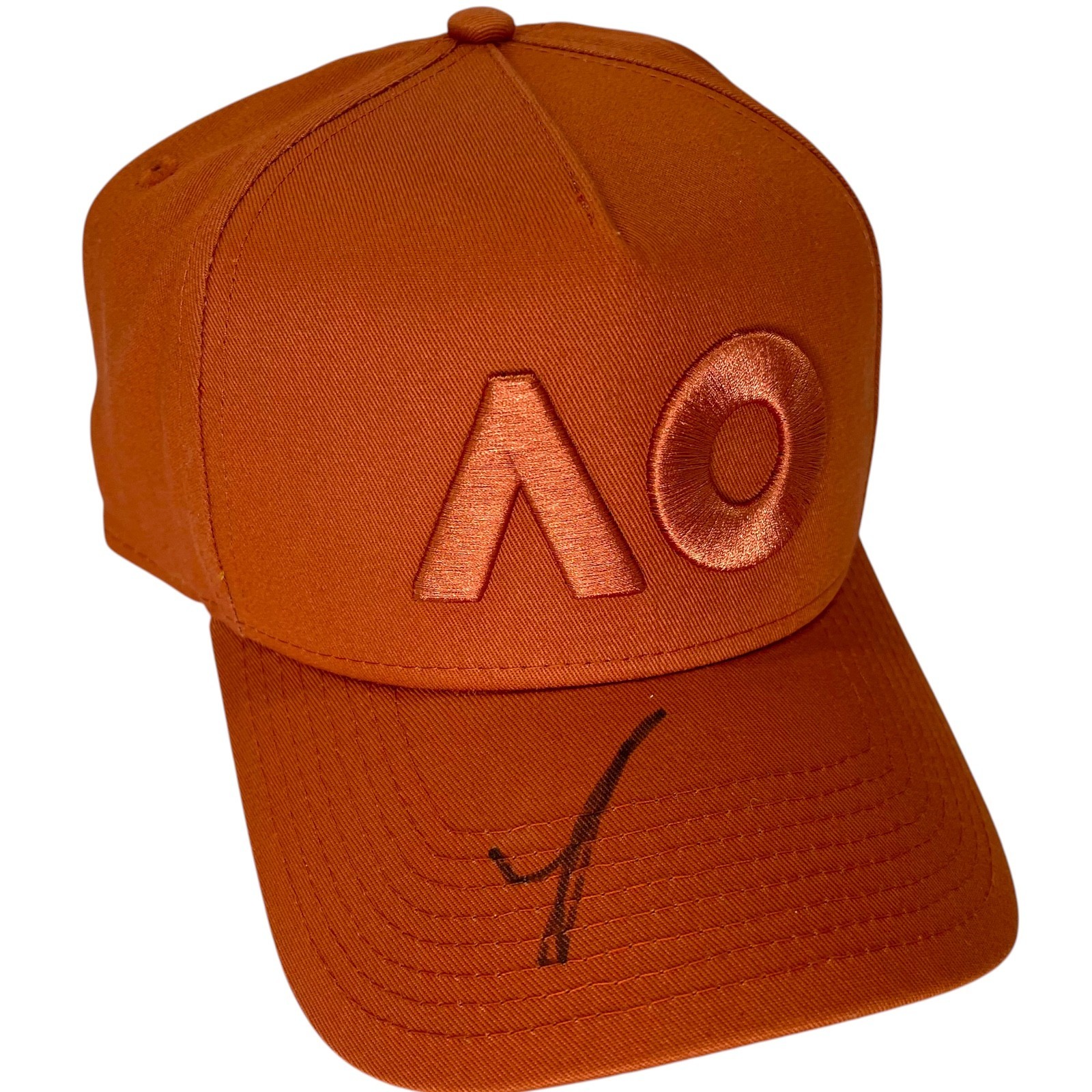 JANNIK SINNER SIGNED AUSTRALIAN OPEN AO TENNIS HAT FRENCH US OPEN JSA COA