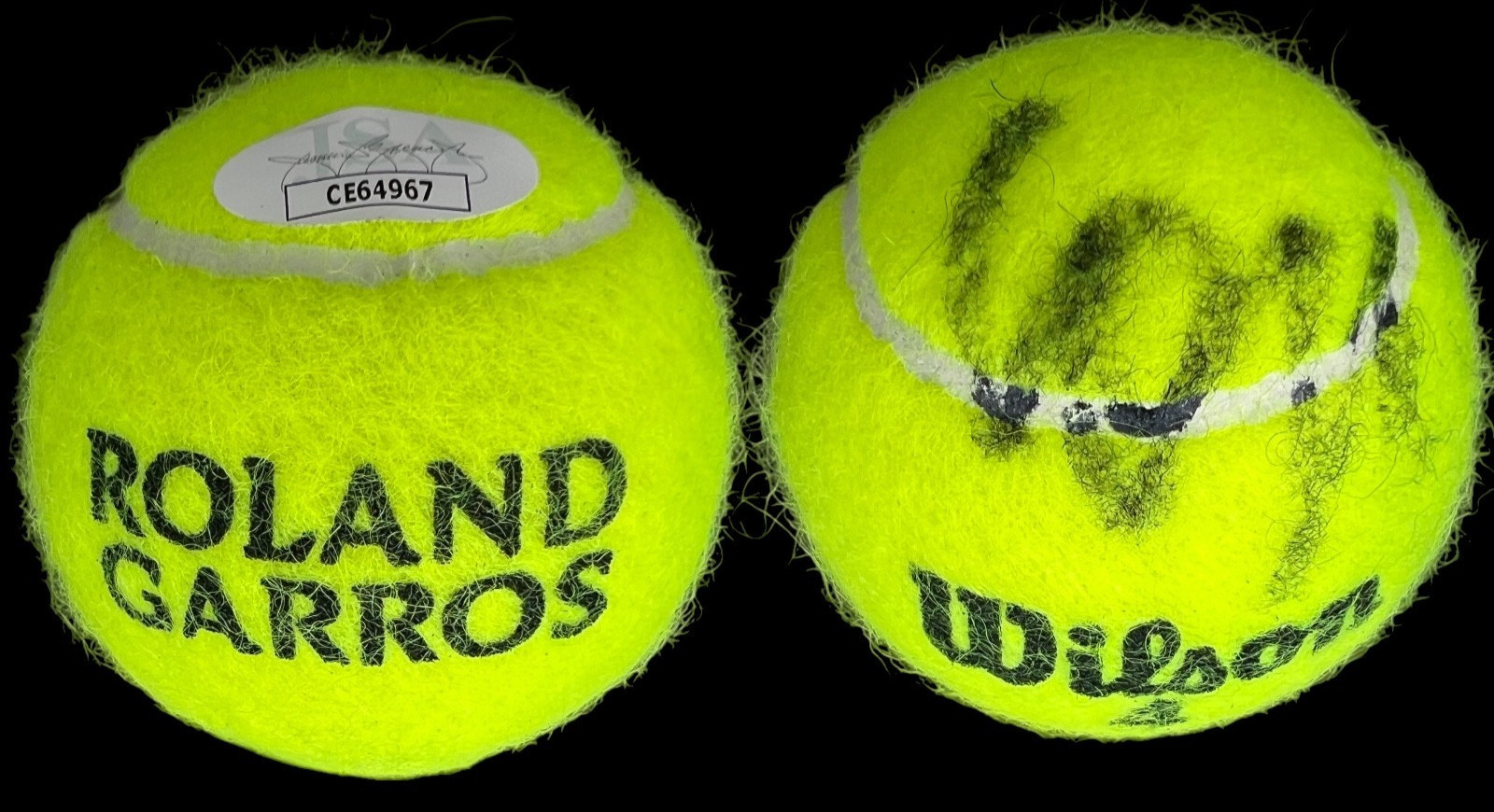 COCO GAUFF SIGNED FRENCH OPEN TENNIS BALL ROLLAND GARROS 2025 CHAMP JSA