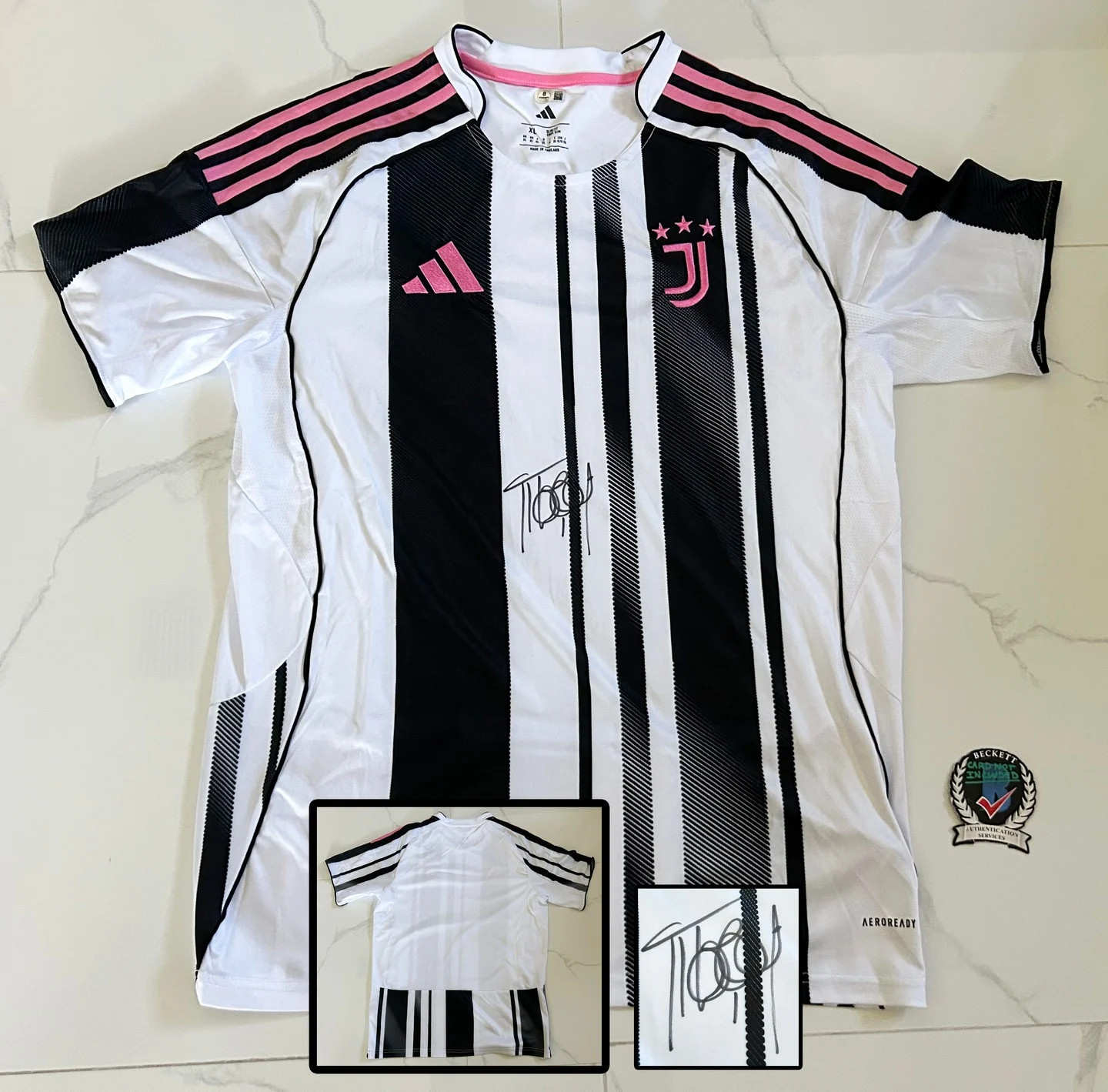 Fernando Llorente Signed Jersey Juventus FC Beckett BAS COA