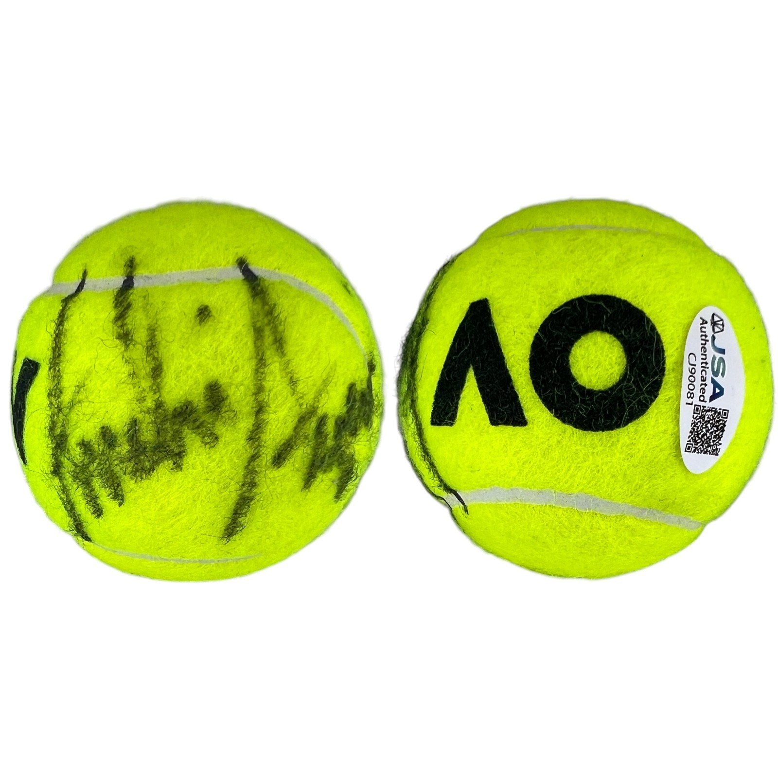 ANDRE AGASSI SIGNED AUTOGRAPHED AUSTRALIAN OPEN TENNIS BALL AO JSA