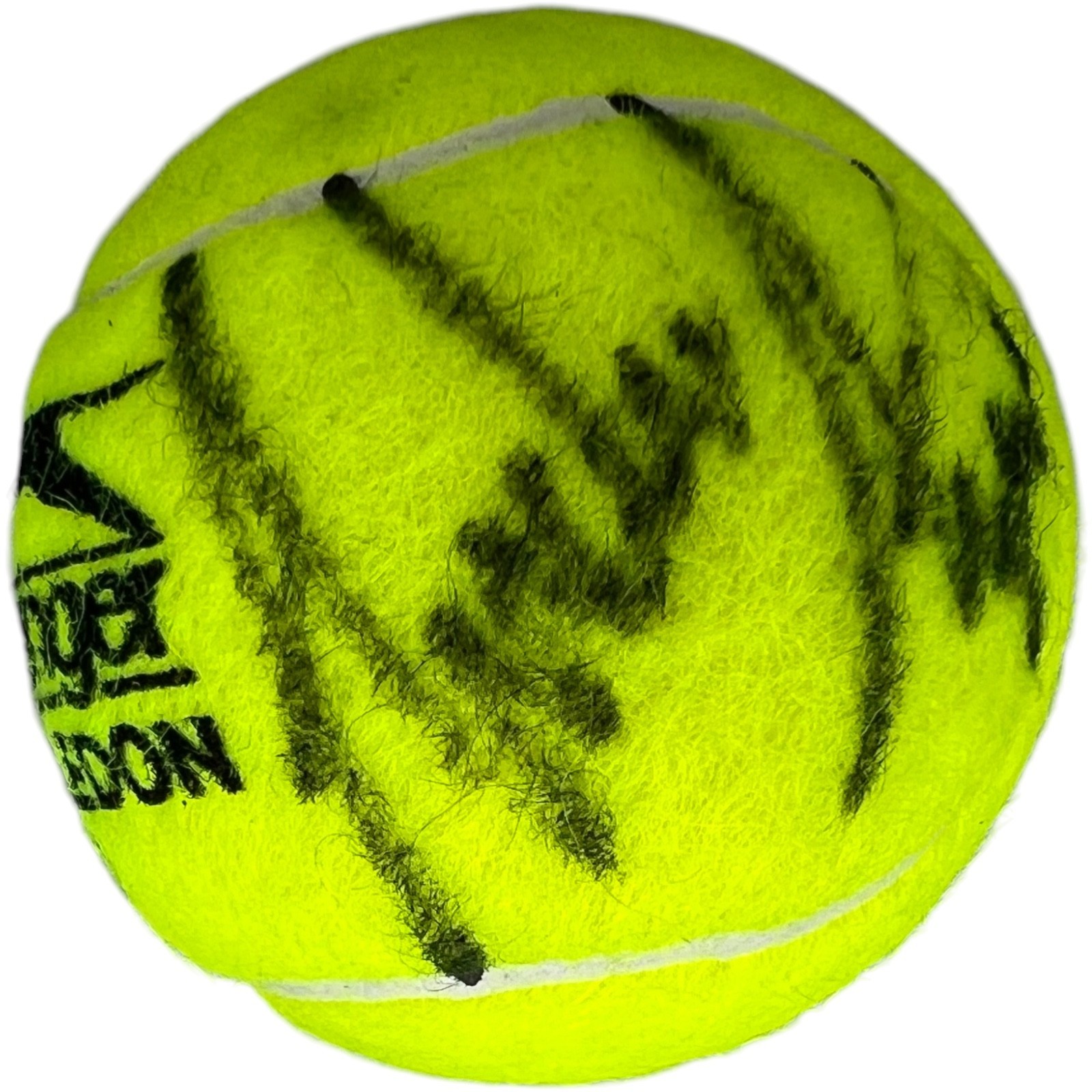 ANDRE AGASSI SIGNED AUTOGRAPHED SLAZENGER WIMBLEDON TENNIS BALL FINALS JSA