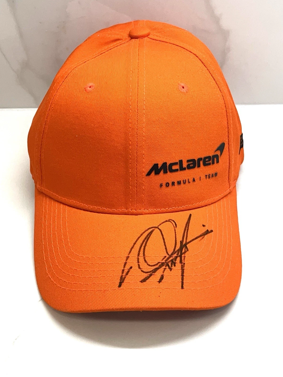 Mika Hakkinen Hand Signed McLaren Hat Formula 1 F1 Beckett BAS COA 2