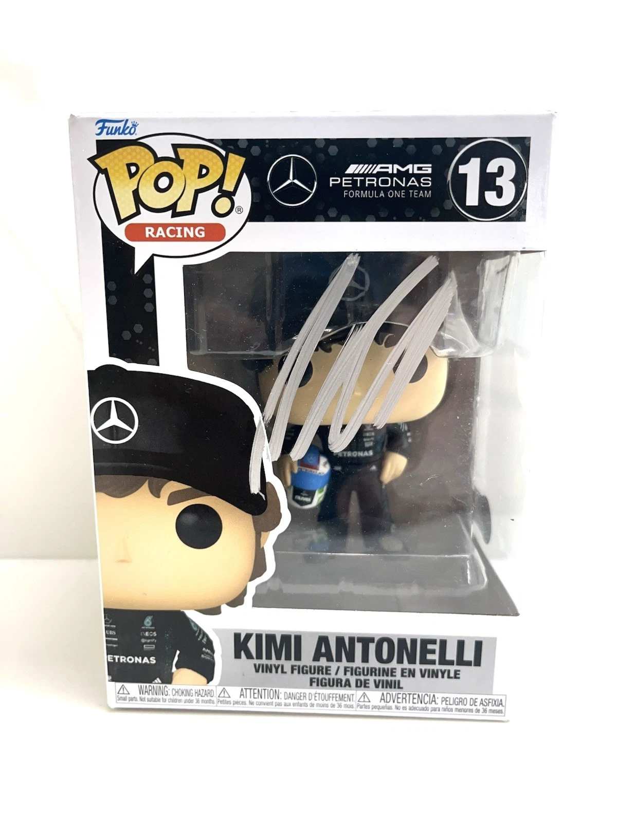Kimi Antonelli Signed Autographed Funko #13 Beckett COA Mercedes Formula 1 F1