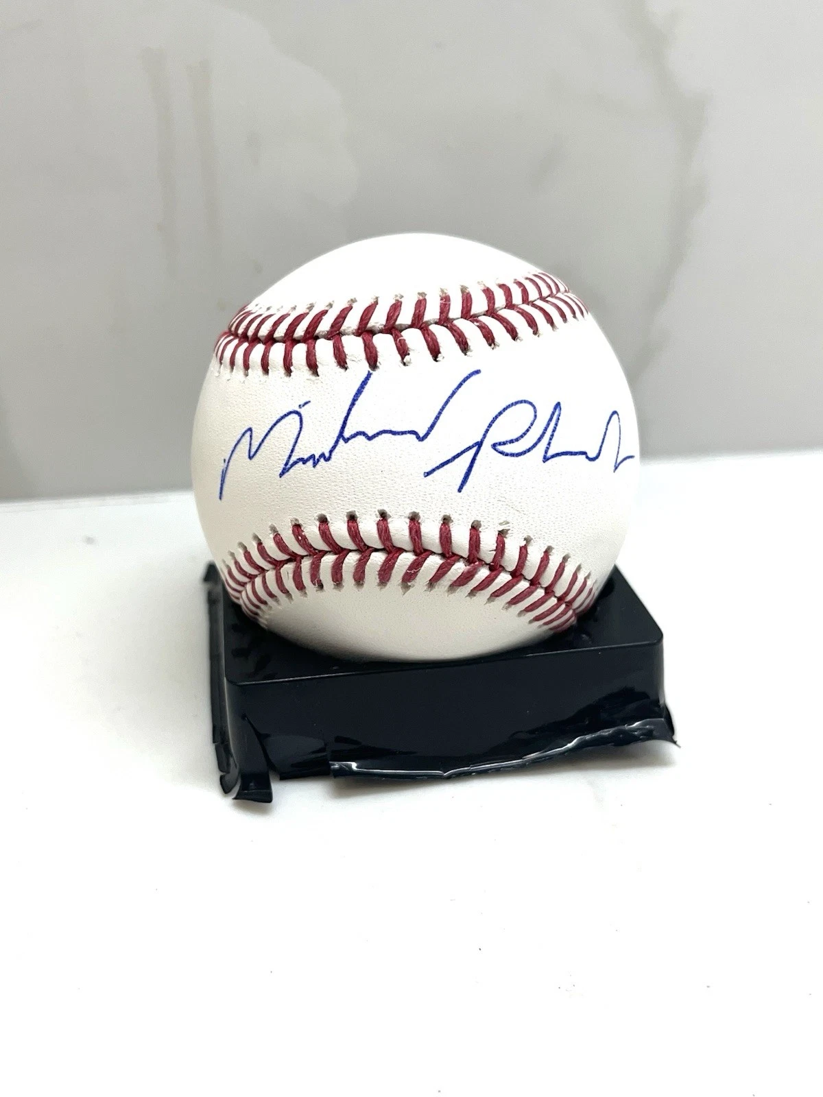 Michael Phelps Signed Official Major League Baseball Olympic Great Gold Beckett