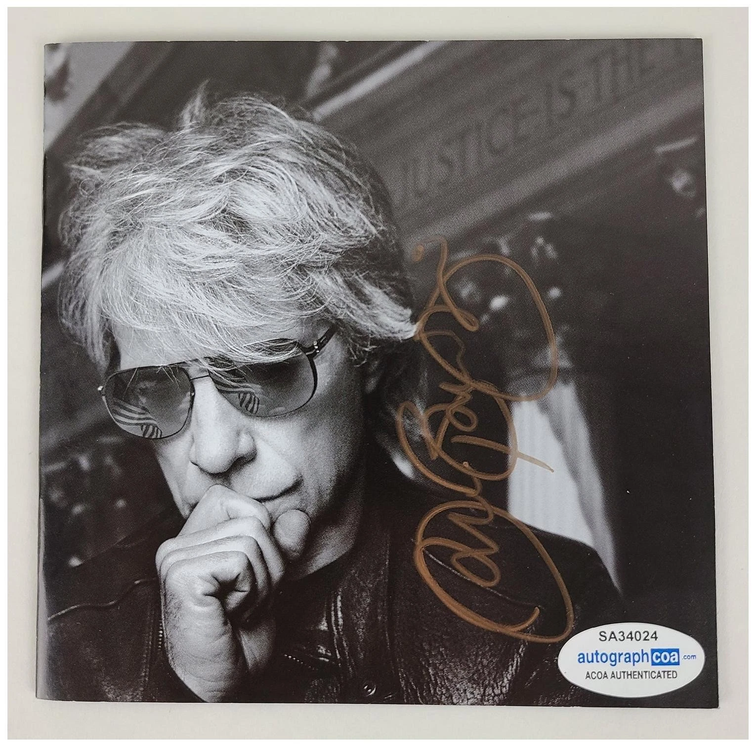 Jon Bon Jovi Signed Autographed 2020 CD Cvr Album LP ACOA