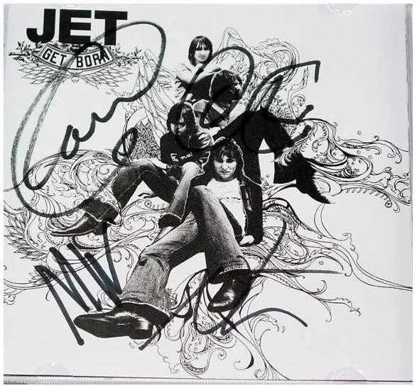 Jet Signed Autographed CD Cover & Proof