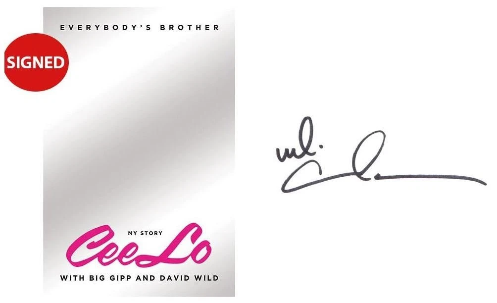 Cee-Lo Green Signed Autographed Everybody's Brother My Story HC Book R