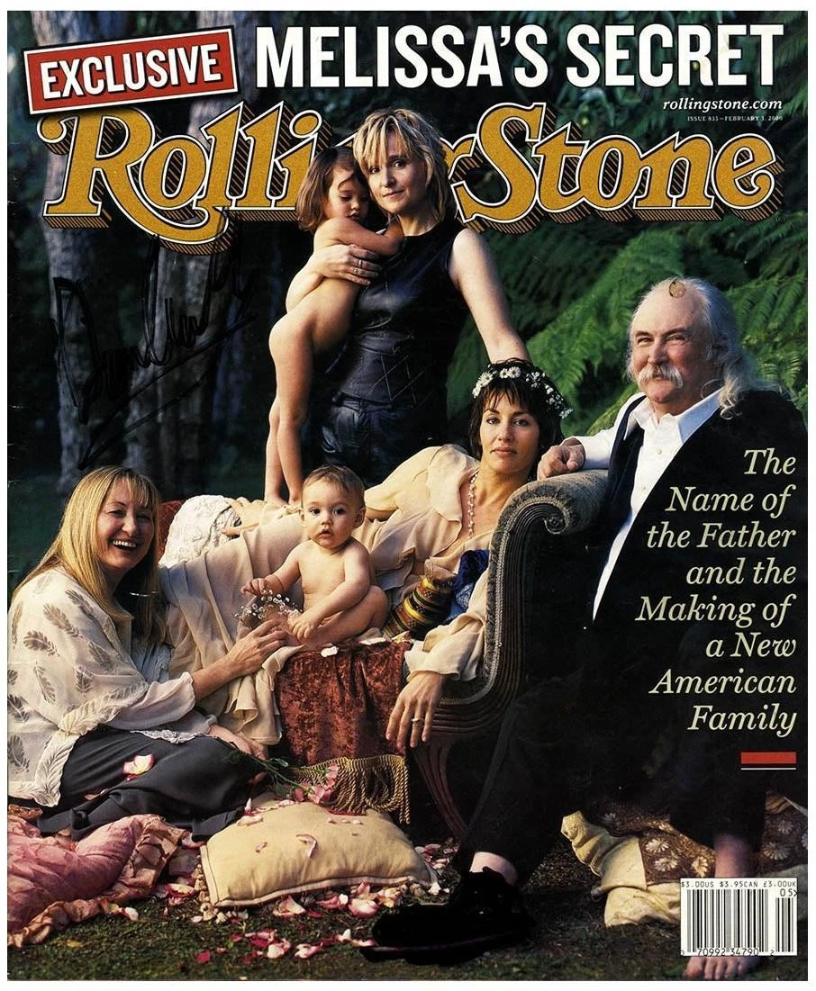 David Crosby Signed Rolling Stone Magazine