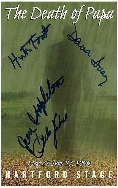 Death of Papa Cast Autographed Program Jean Stapleton Signed Playbill