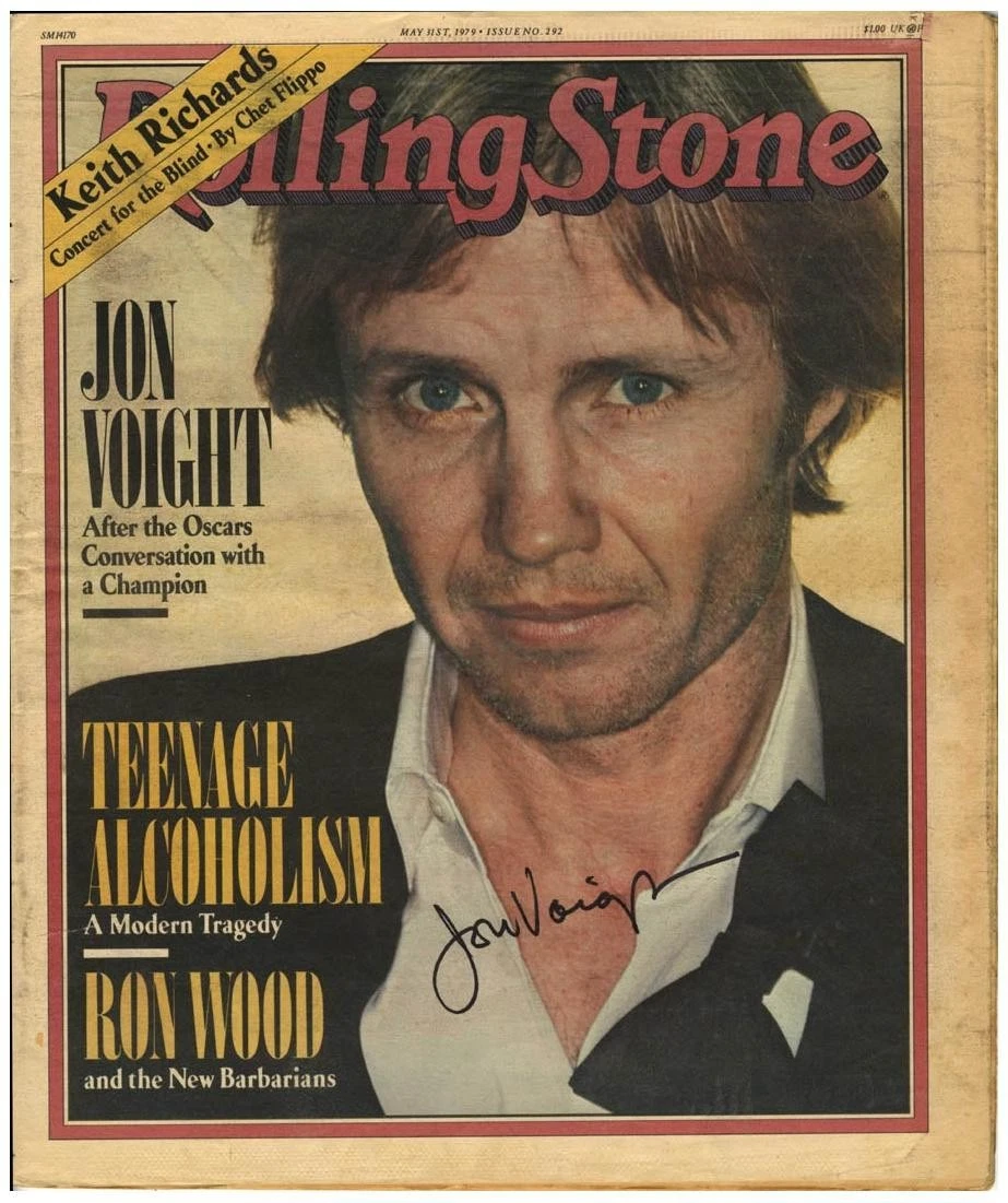 Jon Voight Signed Autographed May 31 79 Rolling Stone Mag RD