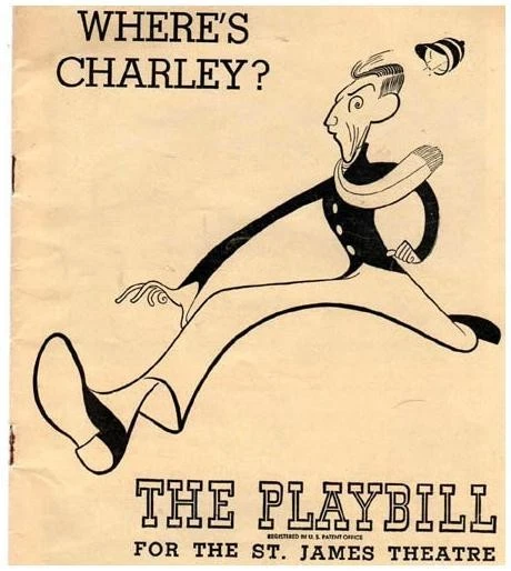 Ray Bolger Signed Autographed Where's Charley 1950 Playbill A
