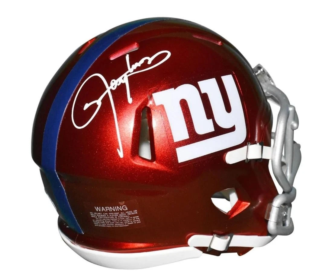 Lawrence Taylor Autographed NY Giants Flash Speed Mini Football Helmet JSA Witne
