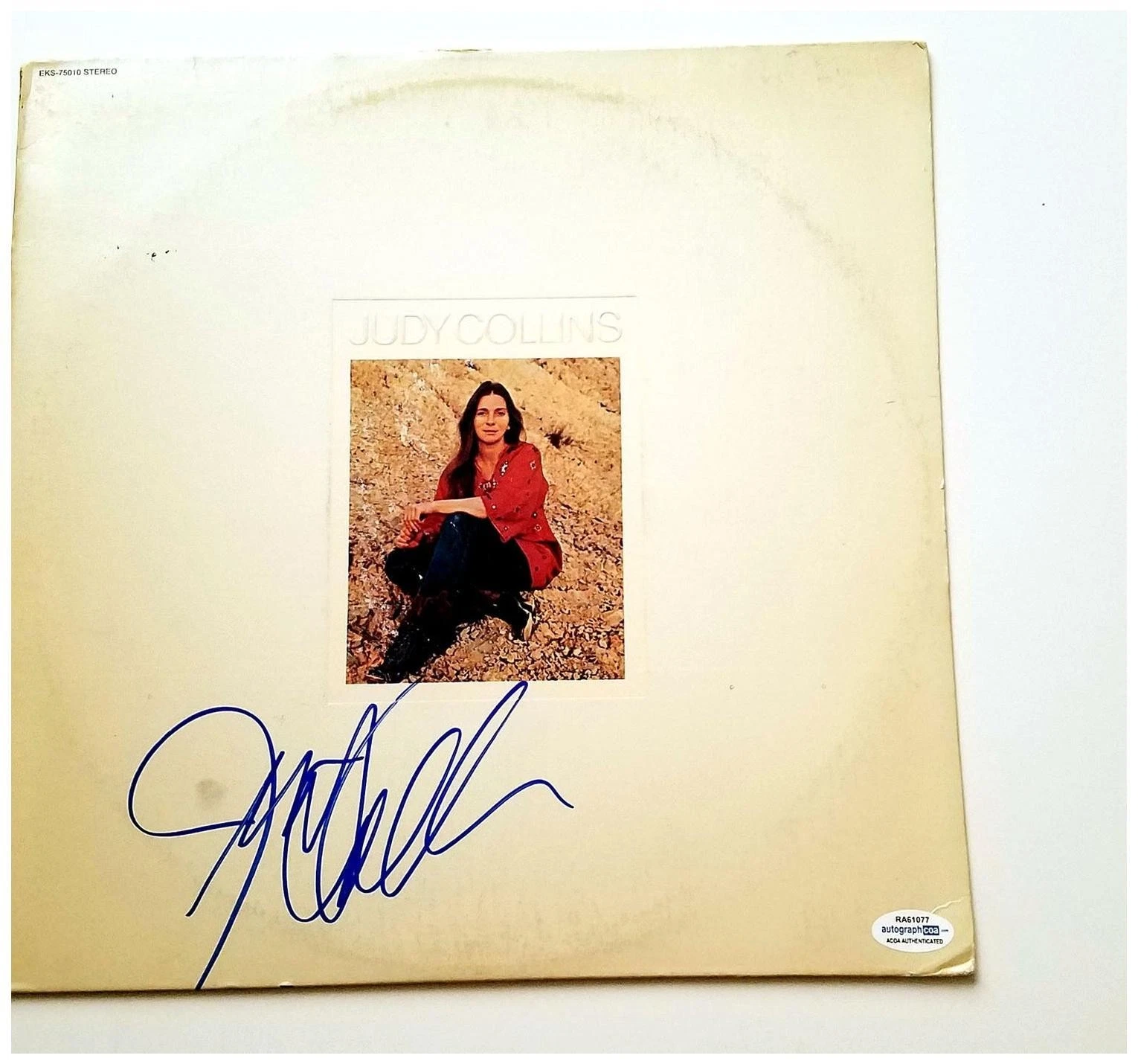 Judy Collins Signed Autographed Album Cover LP ACOA