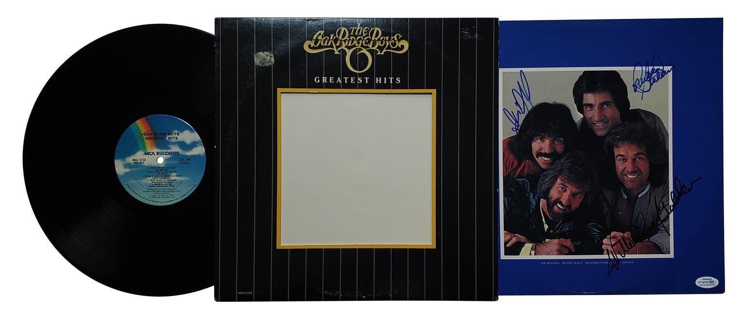 Oak Ridge Boys Signed Autographed Album Record LP ACOA