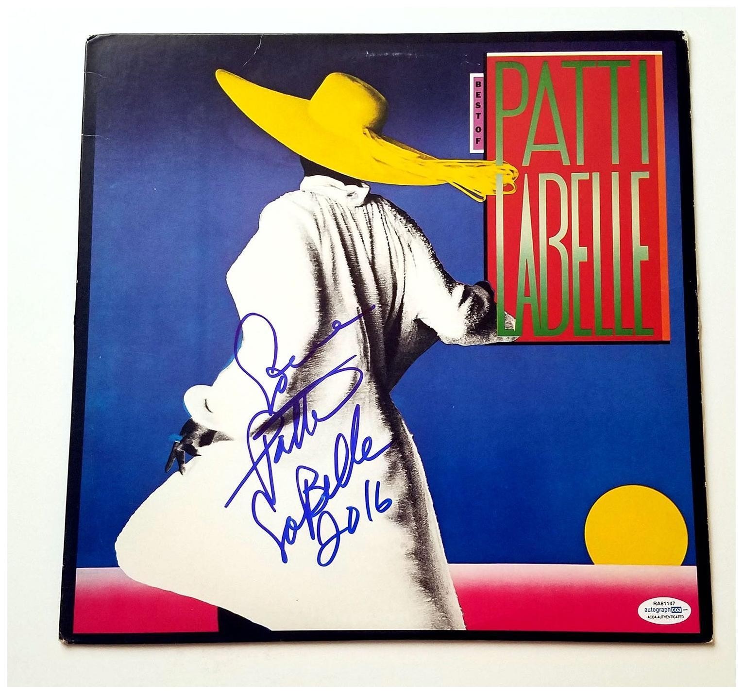 Patti LaBelle Signed Autographed Best Of Album LP ACOA