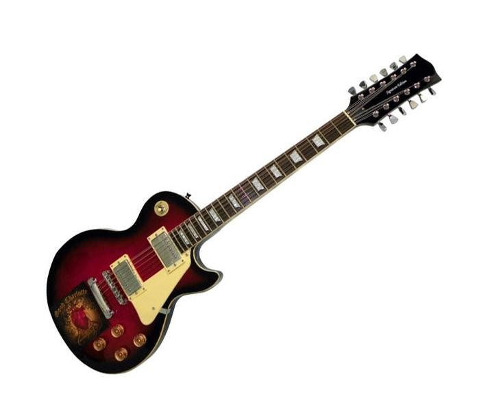 Good Charlotte Signed Autographed 12 String LP Guitar Uacc Rd