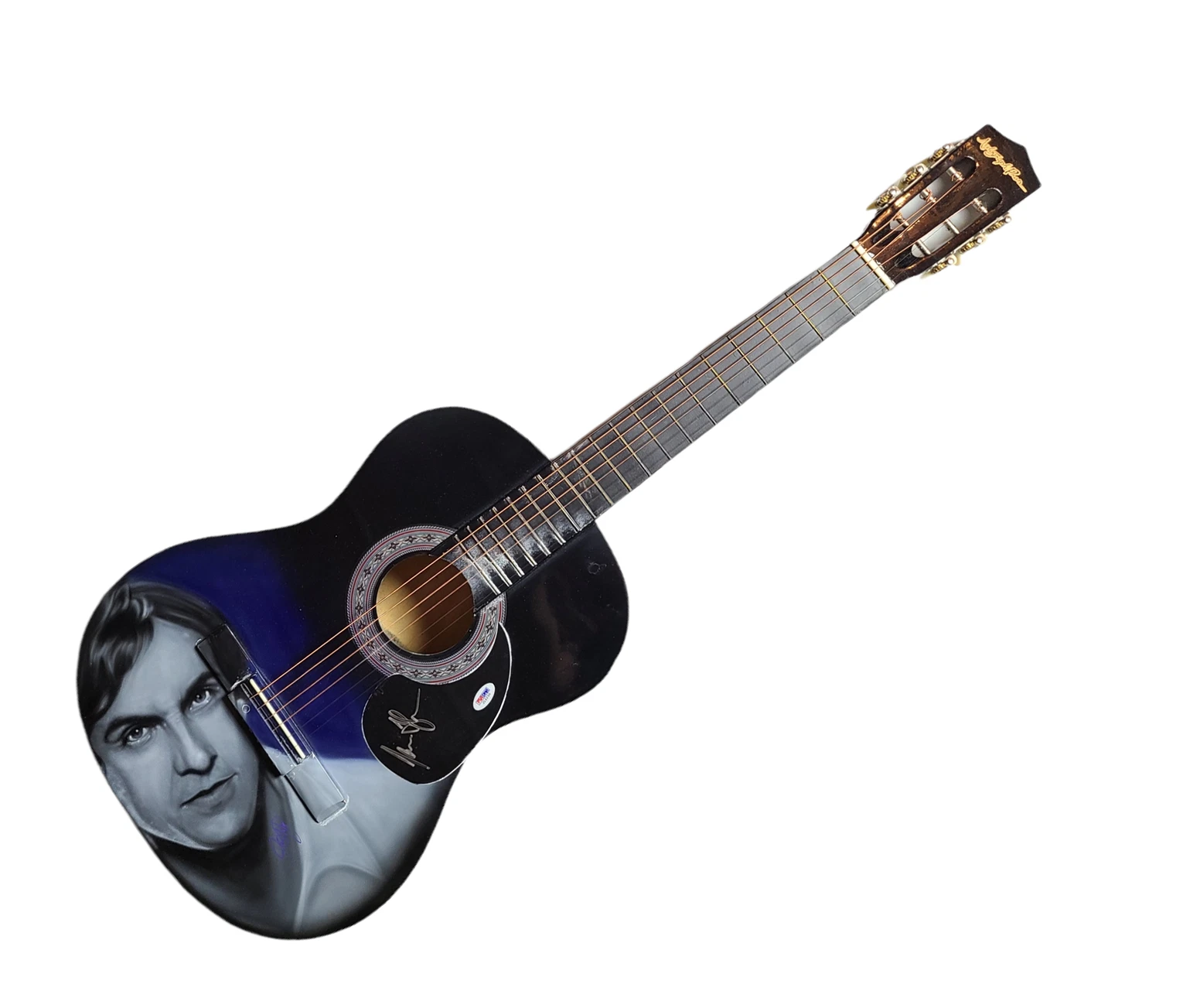 James Taylor Signed Autographed Airbrushed Painting Guitar UACC AFTAL RACC PSA