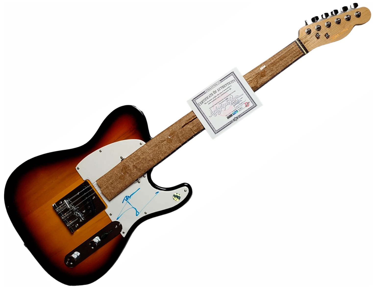 The Who Pete Townshend Signed Tobacco Sunburst Electric Guitar