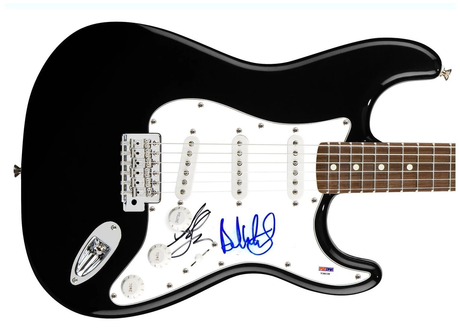 Aerosmith Signed X2 Guitar Steven Tyler Brad Whitford PSA