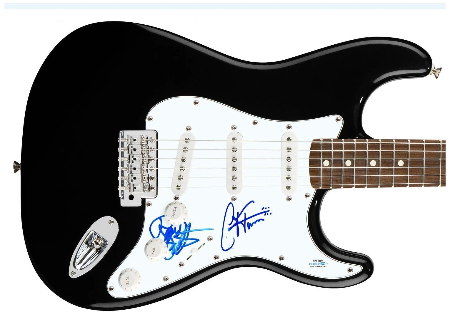 Bachman-Turner Overdrive Signed Autographed Guitar ACOA