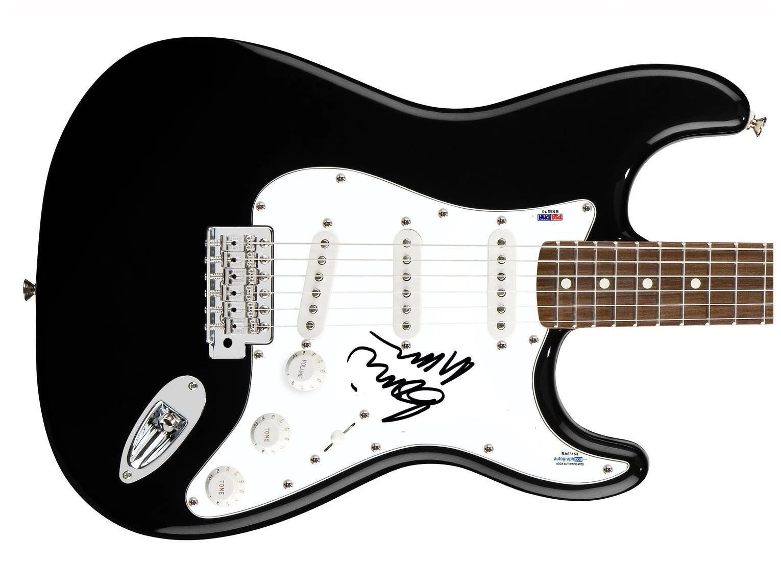Bonnie McKee Signed Autographed Guitar ACOA