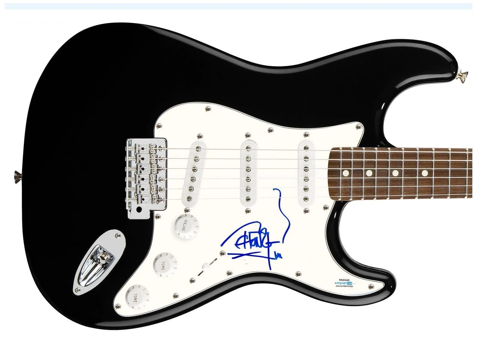 Cheech & Chong Tommy Chong Signed Autographed Guitar ACOA