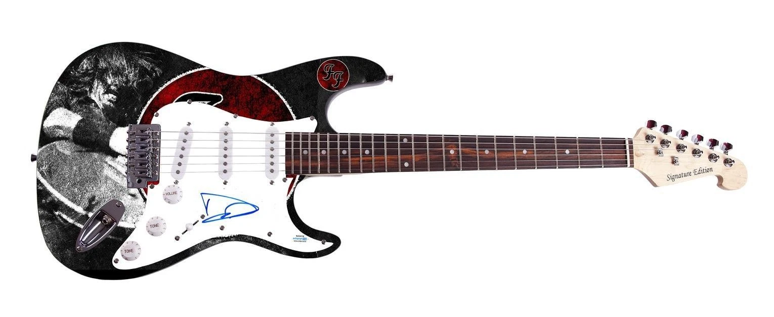 Dave Grohl Signed Nirvana Foo Fighters Autographed Guitar ACOA