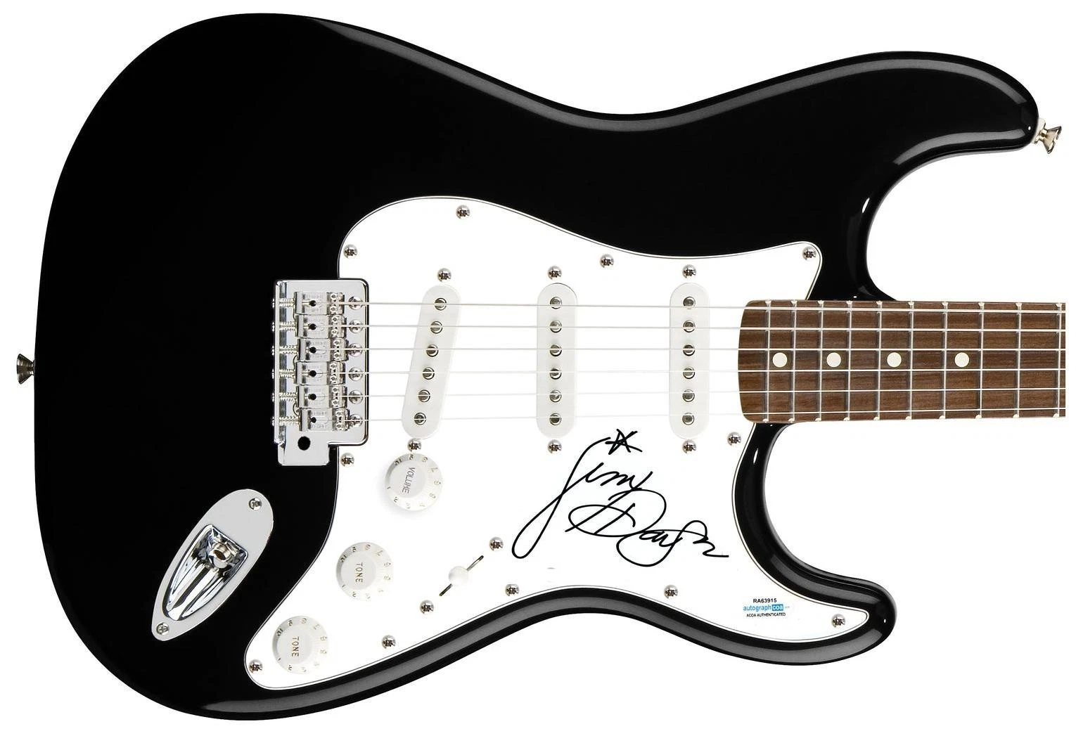 Jinx Dawson Coven Signed Autographed Guitar ACOA