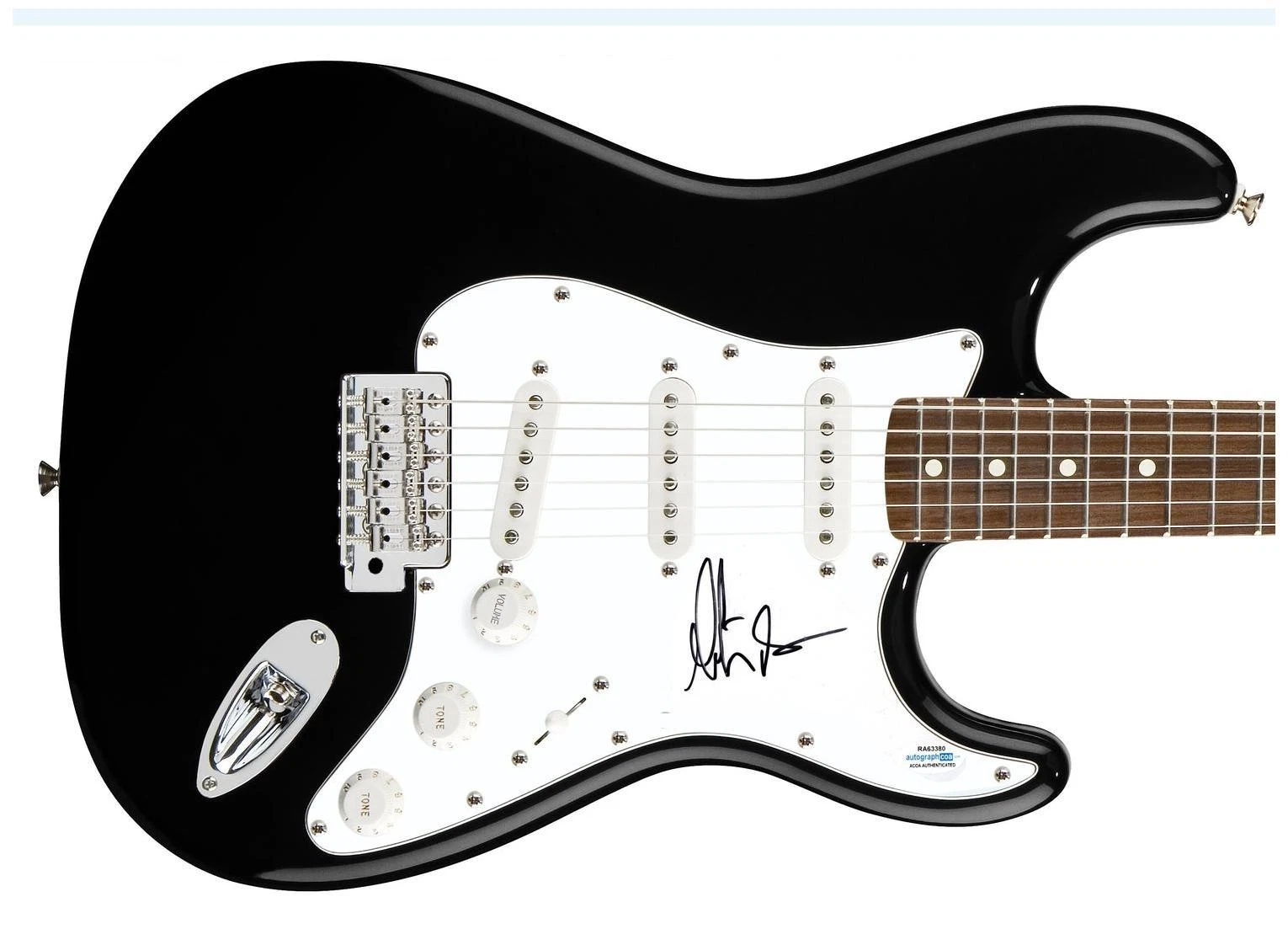 Jethro Tull Marin Barre Signed Autographed Guitar ACOA