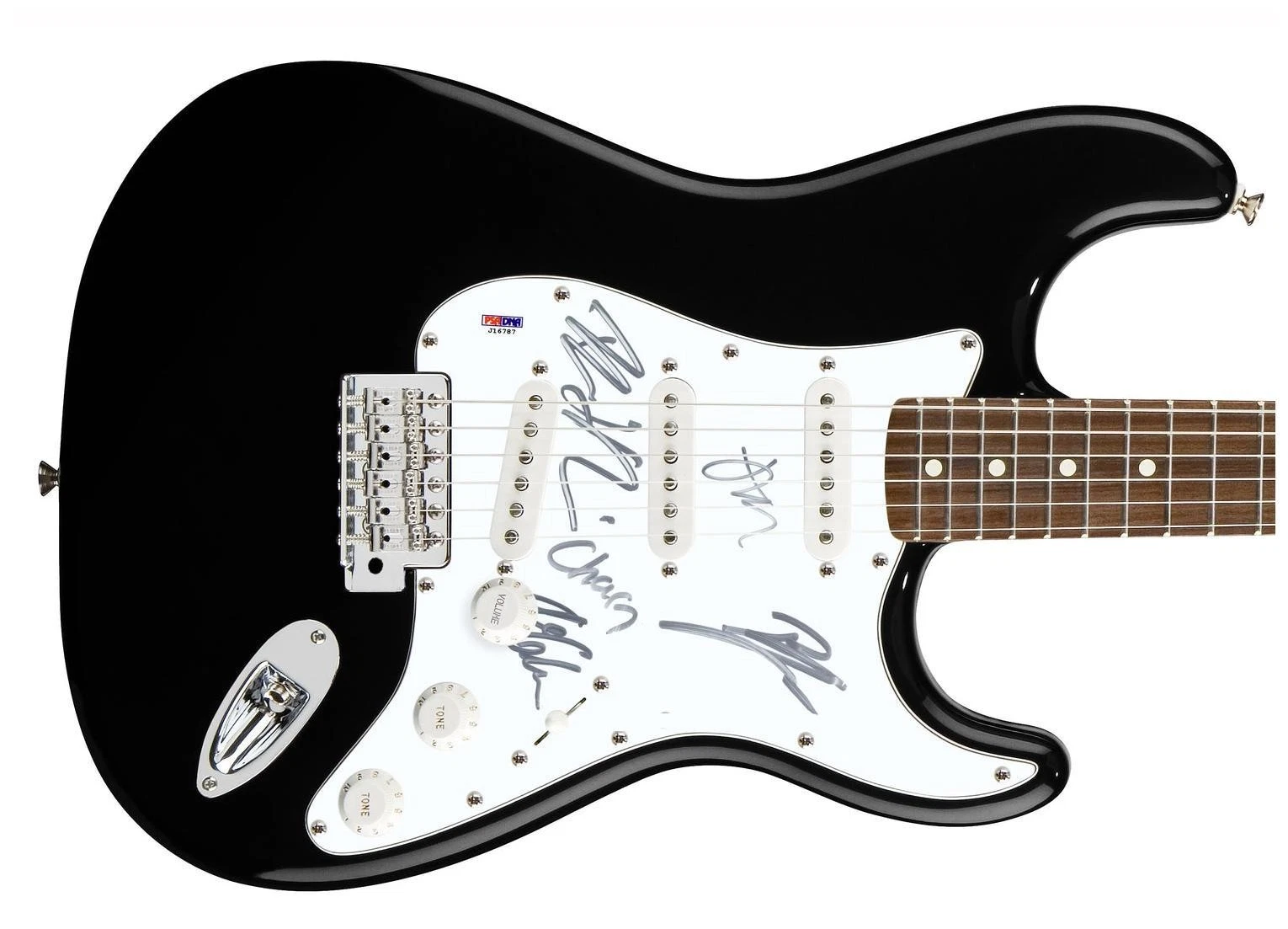 Job For A Cowboy Signed Autographed Guitar PSA